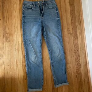 Madewell high rise slim boyjean